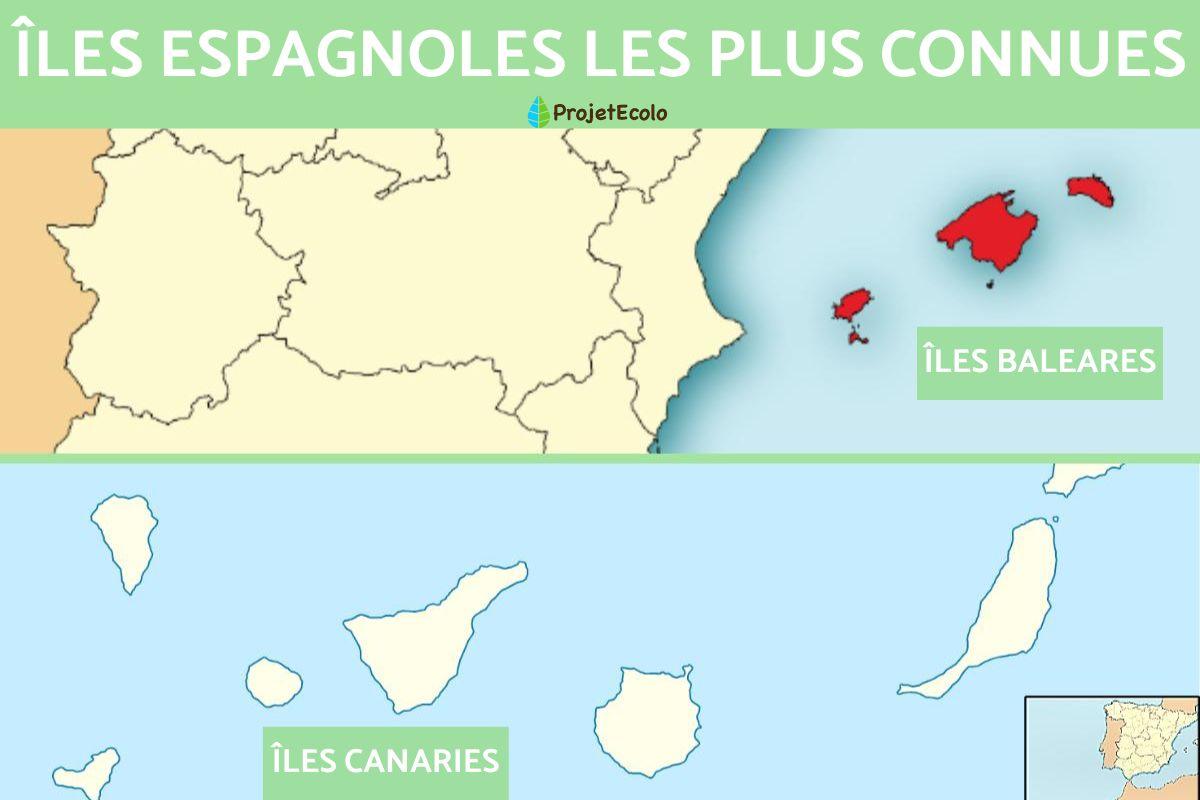 Îles espagnoles les plus connues