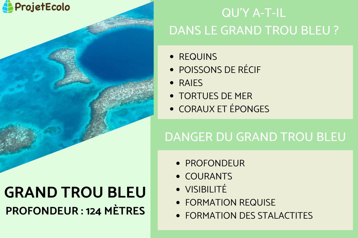 GRAND TROU BLEU DÉFINITION et PROFONDEUR
