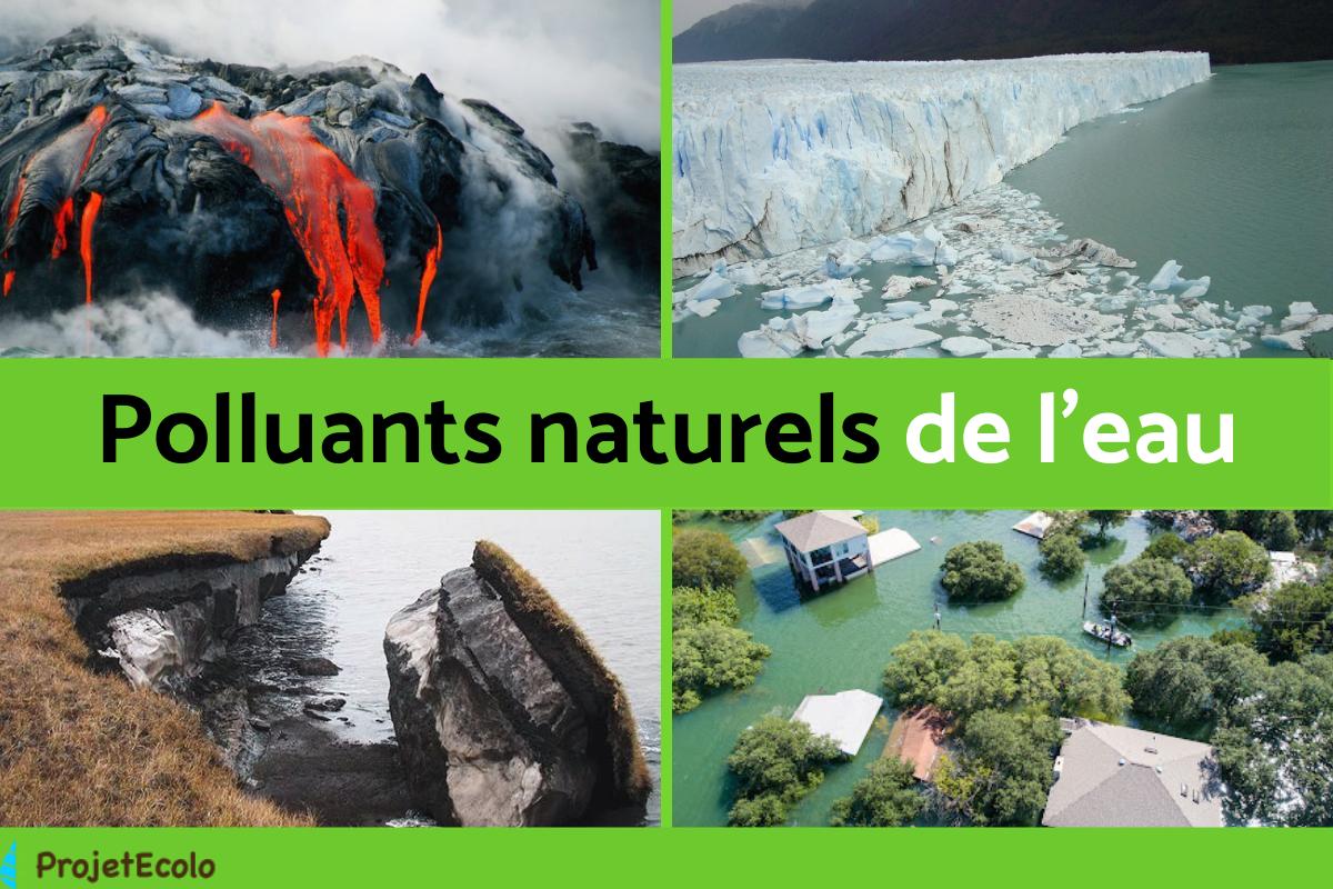 Pollution de l'eau : les polluants naturels de l'eau