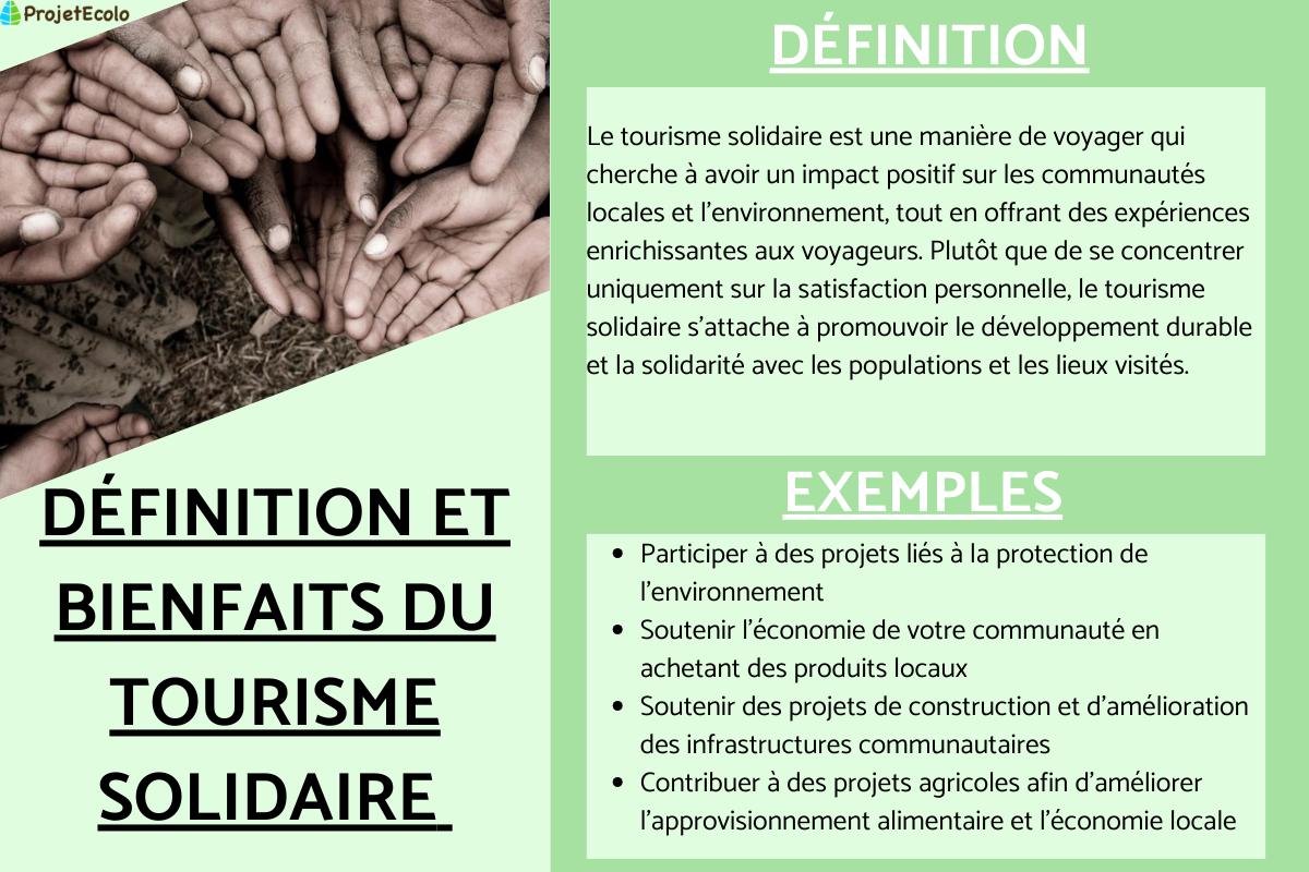 Tourisme solidaire : Définition, caractéristiques, bienfaits et exemples