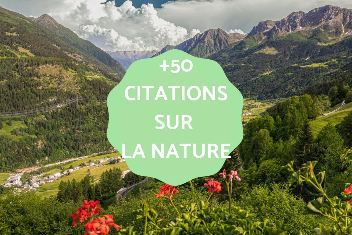 Citations sur la nature