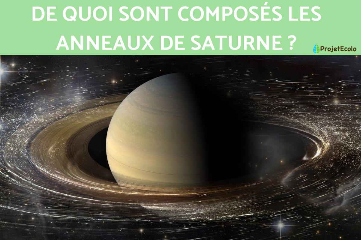 De quoi sont composés les anneaux de Saturne ?