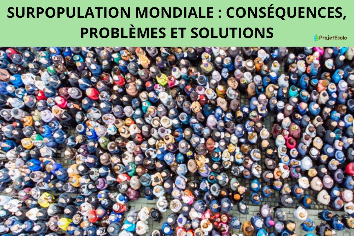 Surpopulation mondiale : conséquences, problèmes et solutions