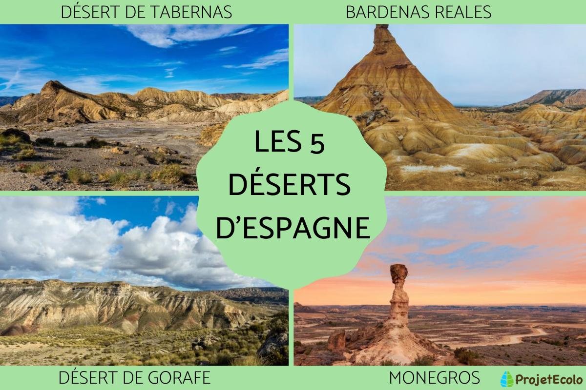 Les déserts d'Espagne