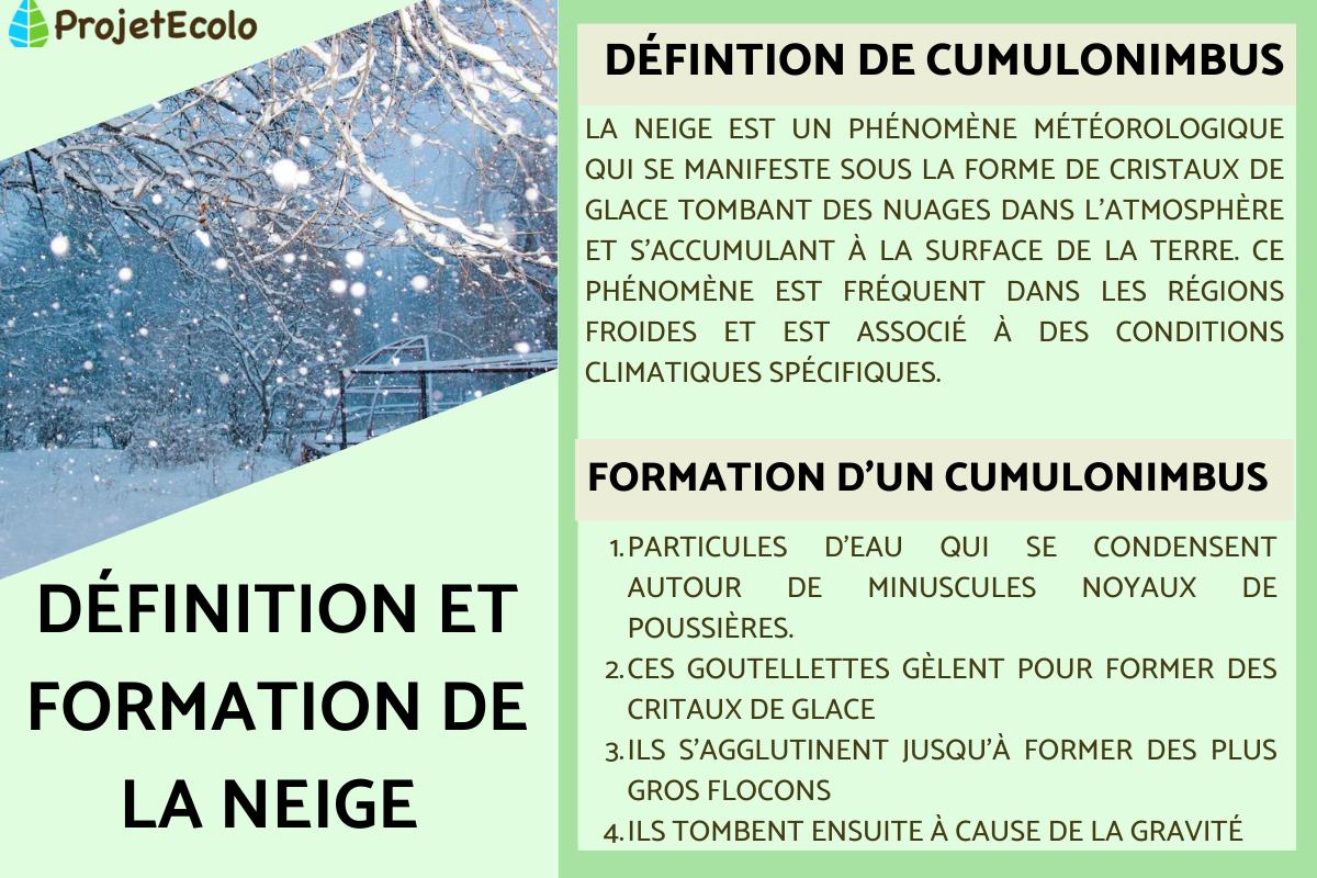Neige : définition, formation et types