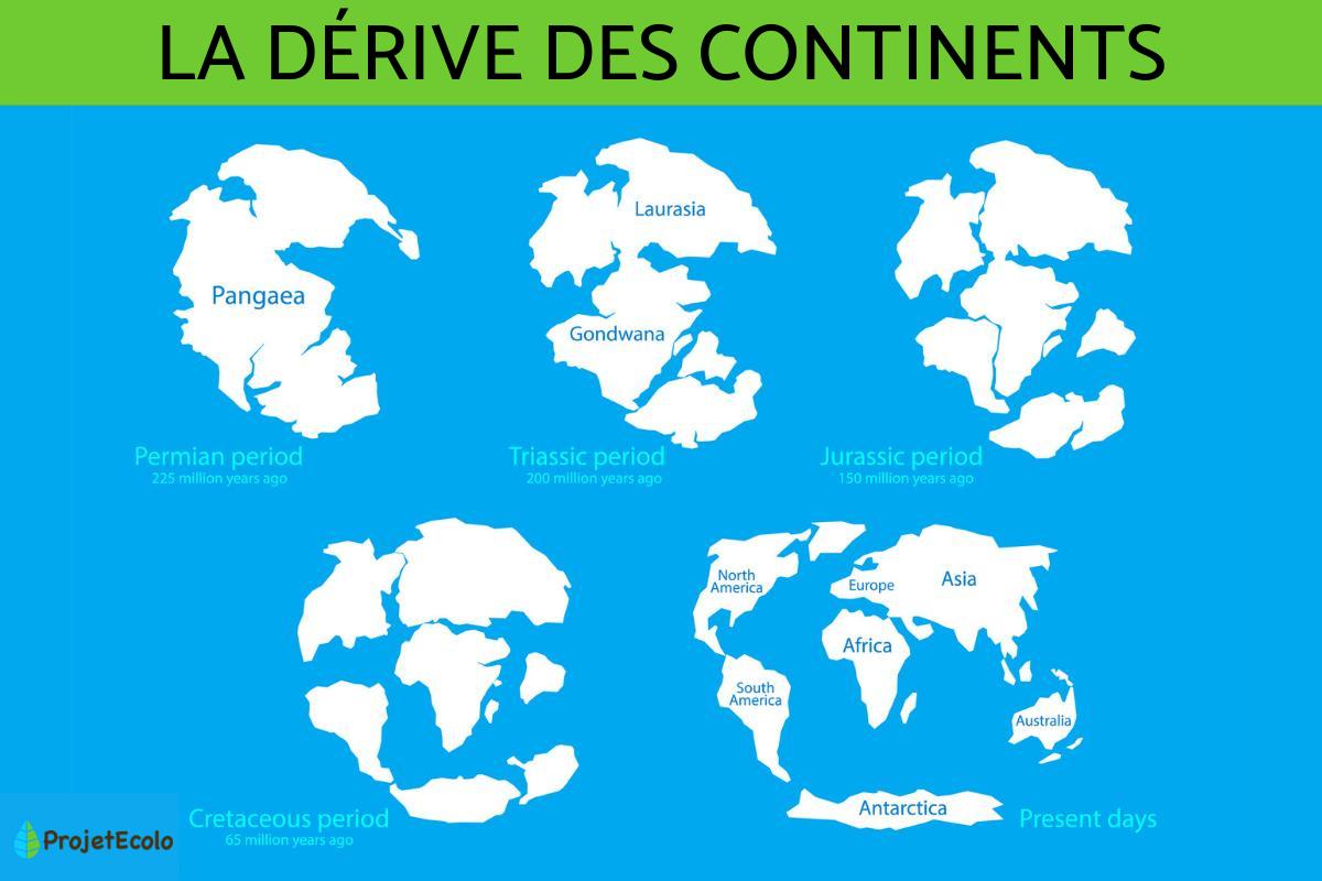 La formation des continents - Tout savoir sur l'évolution des continents