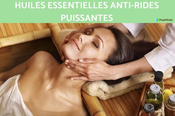Huiles essentielles anti-rides puissantes