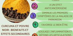 Curcuma et poivre noir : bienfaits et effets secondaires