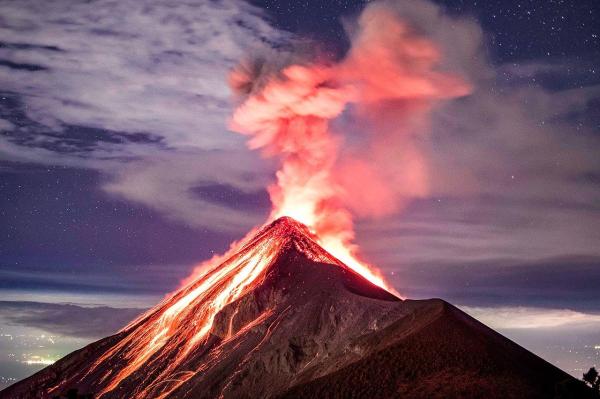 Types d'éruptions volcaniques