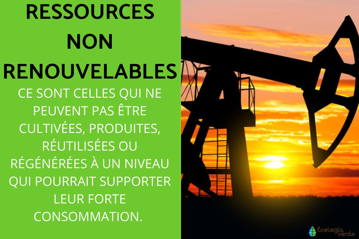Ressources non renouvelables : Définition et exemples