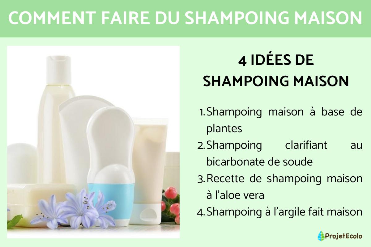 Comment faire du shampoing maison - Recettes faciles et écologiques