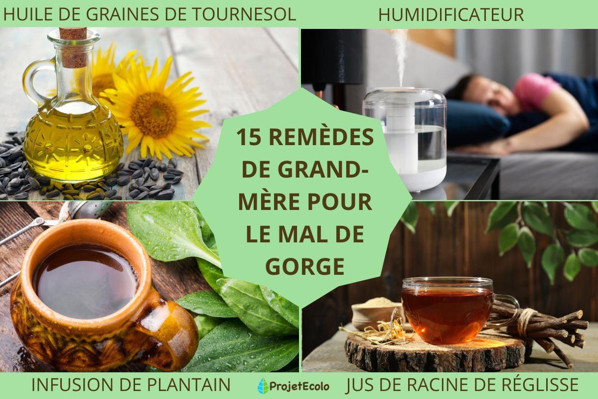 Remèdes de grand-mère pour le mal de gorge