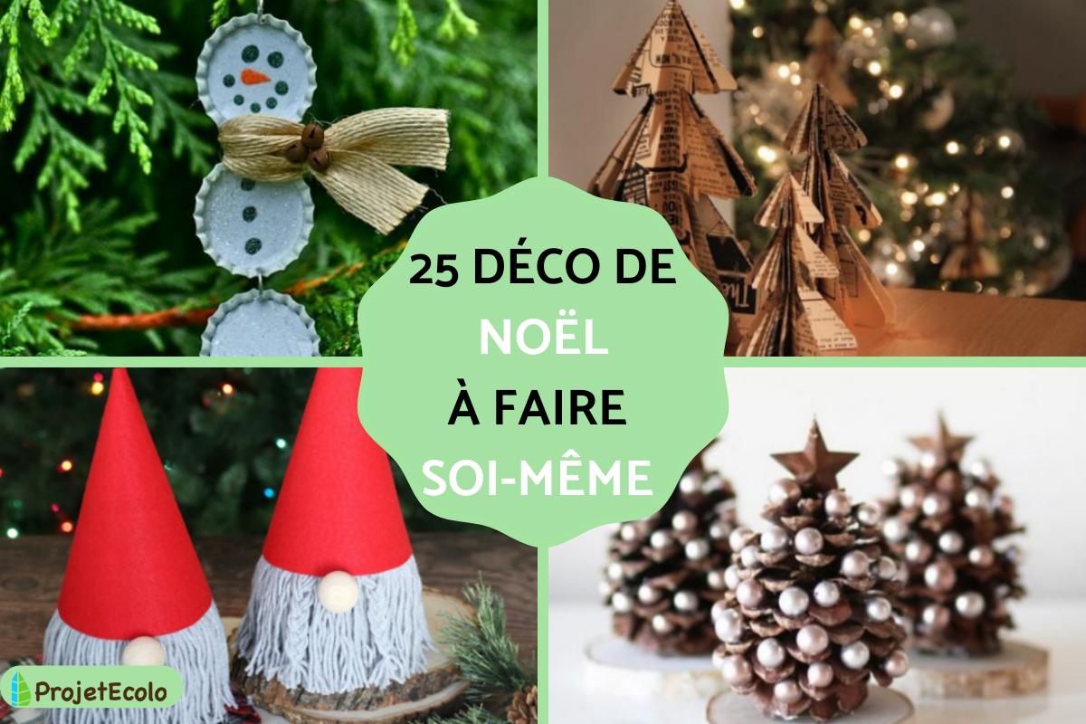 25 déco de Noël à faire soi-même avec récup